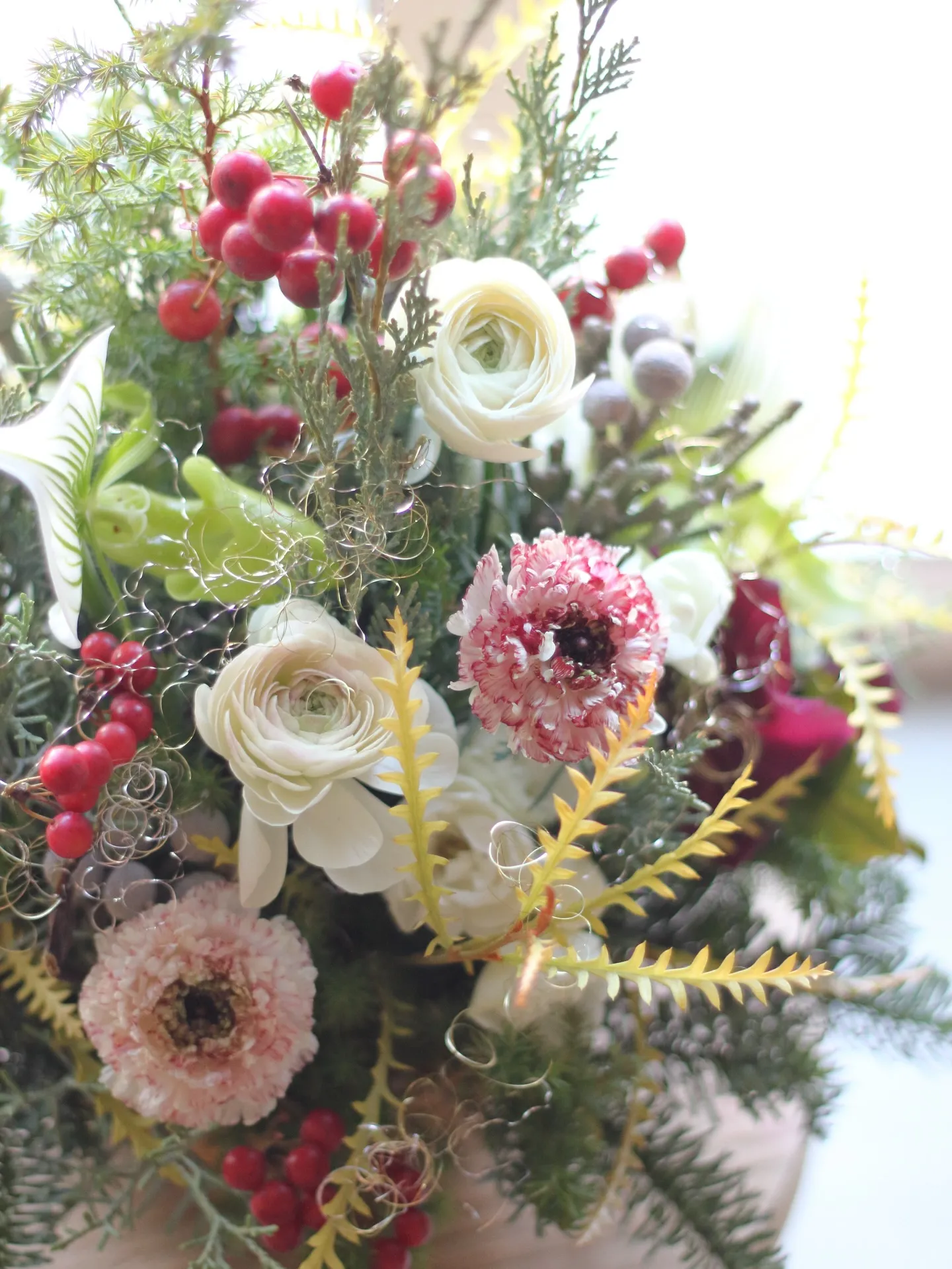 GHBのクリスマスアレンジメント。